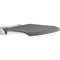 Smedbo Living Douchestoel Wandmontage Donkergrijs - Accessoires, Douche Accessoires, Douchezitjes - 7391447074369