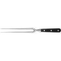 SABATIER Trompette Origin Vleesvork 32,5 cm – MoV messenstaal – 2 Lange Tanden – Stevig & Uitgebalanceerd – Zwart – Cadeauverpakking