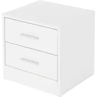 ML-Design Nachtkastje Fernando | spaanplaat wit 34x38x37 cm nachtkastjes | NADUVI