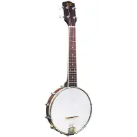 Gold tone BU-1 Banjolele met element, inclusief draagtas