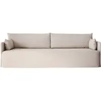 Audo Copenhagen Offset Bank Loose Cover | 3 Seater | Audo Linen - Oat