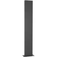ML-Design Brievenbusstandaard Waldorf | staal grijs 18x35x170 cm tuindecoratie | NADUVI