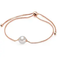 Valero Pearls Armband rose-goud / parelwit