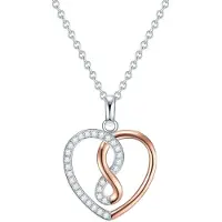 Rafaela Donata Ketting rose-goud / zilver