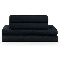 Blumtal Terry Handdoeken Set - 2 x Baddoek & 2 x Handdoek: Donkerblauw