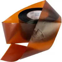 Kortpack - Afzetlint 75mm breed x 100mtr lang, 60my dik - Bruin - 1 rol - (027.0032)