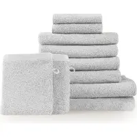 Blumtal Terry Handdoeken Set - 2 x Baddoek & 4 x Handdoek & 2 x Gasten Handdoekje & 2 x Washandje: Wit