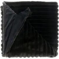 Unique living | plaid peppe 150x200cm black