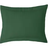 ISleep Satijnstreep Kussensloop - 60x70 cm - Donker Groen