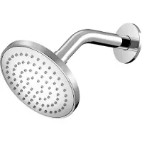 Hotbath Mate M385 13cm hoofddouche met wandarm geborsteld nikkel
