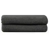 Blumtal Terry Handdoeken Set - 2 x Handdoek - 50 x 100 cm - Antraciet