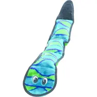Petstages Invincibles Slang Large voor honden Blauw