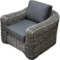 AVH-Collectie Las Palmas lounge tuinstoel grijs