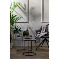 Light & Living bijzettafel talca Ø49x50.5cm - set van 2