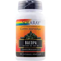 Solaray Bacopa 60 Plantaardige Capsules