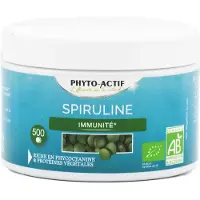 Phyto actif Spirulina Immunity Organic 500 Tabletten
