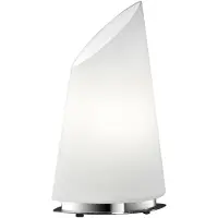 BANKAMP Tafellamp Sail, dimbaar, wit / opaal, Woon-/ Eetkamer, Glas, Modern, Tafellamp