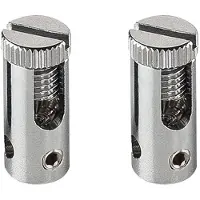 SLV Onderdeel | Voeding voor 12V draadsysteem, chroom, 2 stuks, max. 25A | TENSEO SYSTEM
