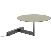 Vibia Design tafellamp Flat, dimbaar, groen, Woon-/ Eetkamer, metaal, Scandinavisch, tafellamp