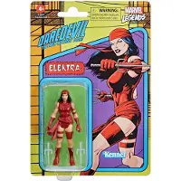 Marvel Legends Series - Retro Collection - Figurine d'action Elektra 10cm