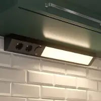 Arcchio LED meubelverlichting Ovano, 62 cm, zwart, aluminium Ovano, zwart, Woon-/ Eetkamer, Aluminium, Modern, kastverlichting