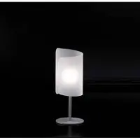 Selene Nachtkastlamp - nachtlampje PAPIRO, alu / grijs / zink, Woon-/ Eetkamer, metaal, Modern, Tafellamp