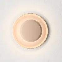 Vibia Design wandlamp Top, paars / roze / rose, Woon-/ Eetkamer, metaal, Modern, Wandlamp design