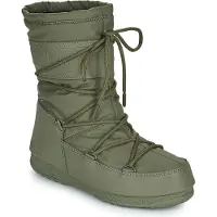 Moon Boot Snowboot Moon Boot Women Mid Rubber WP Khaki-Schoenmaat 40