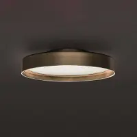 OLUCE Plafondlamp Berlin, dimbaar, brons / oud-messing, Woon-/ Eetkamer, metaal, Design, plafondlamp