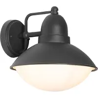 QAZQA Moderne buiten wandlamp zwart IP44 - Marcel