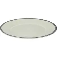 Diversen Tom Dinerbord 25 Cm Melamine 229 Gram Wit/grijs