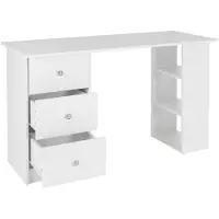 ML-Design Bureau Brendon | spaanplaat wit 120x49x72 cm bureaus | NADUVI