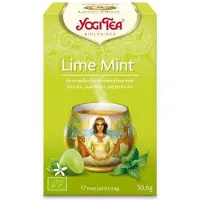 Yogi tea 6x Biologische Thee Lime Mint 17 Stuks