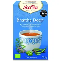 Yogi tea 3x Biologische Thee Breathe Deep 17 Stuks