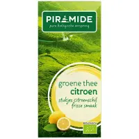 Piramide 6x Groene Thee Bio Citroen 20 Stuks