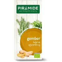 Piramide 6x Kruidenthee Bio Gember 20 Stuks