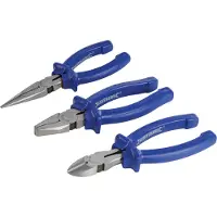 Silverline 3-delige tangen set | 160 mm - 427610