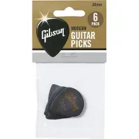Gibson MODERN GUITAR PICKS 6 PACK BLACK .88MM GUITAR PICKS