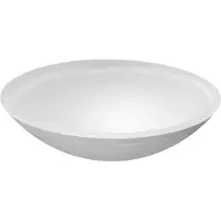 Sapho Telica glazen waskom 42x42cm mat wit