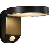 Nordlux Rica rond-wandlamp-solar-LED module-zwart