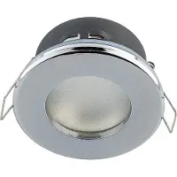 Groenovatie Inbouwspot - Rond - Waterdicht IP54 - MR16 Fitting - Ø 82mm - Chroom