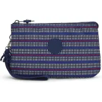 Kipling Creativity XL - Etui - 3 binnenvakken - Blue Geo Print