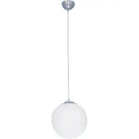 Fantasia SPHERE Pendel Wit + satin nikkel 1x 60W E27 D30