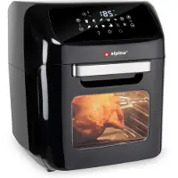 Alpina Airfryer Oven 12L - Heteluchtfriteuse 1800W - Heteluchtoven met Bak en Grillfunctie
