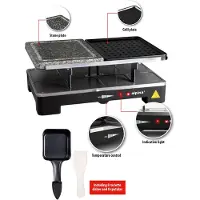 Coppens Alpina Raclette/steengrill inclusief pannetjes en spatels