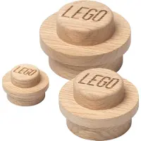 LEGO Wandhaak Wooden Collection Beige (3-Delig)