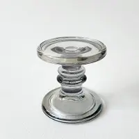 Ambiente - Kandelaar - Glas - Grijs - 7x9cm