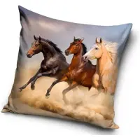 Tinisu Paarden - Sierkussenhoes - 40 x 40 cm