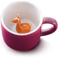 Donkey Animal Mugs - Paars/Bruin