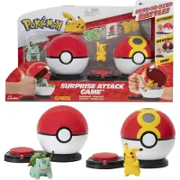 Jazwares Pokemon - Surprise Attack Game - Bulbasaur & Pikachu